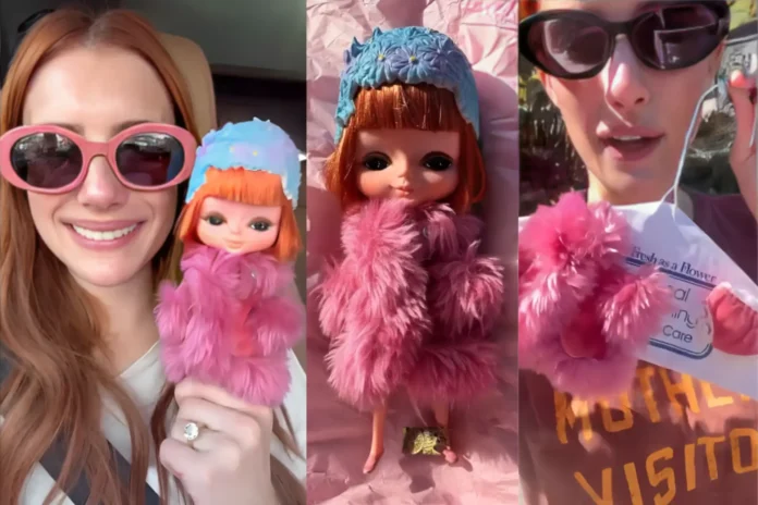 Emma Roberts doll cleaning