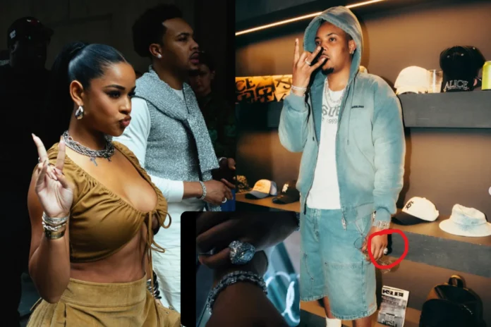 G Herbo diamond ring