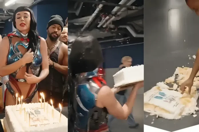 Katy Perry cake toss controversy