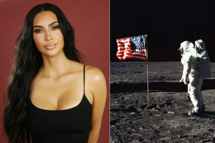 Kim Kardashian moon landing claims