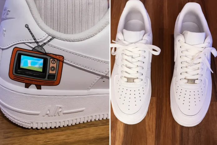 world’s first TV shoe