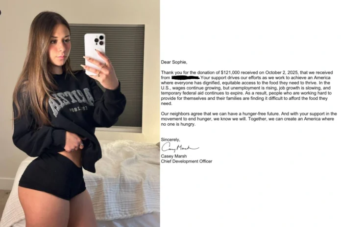 Sophie Rain donation