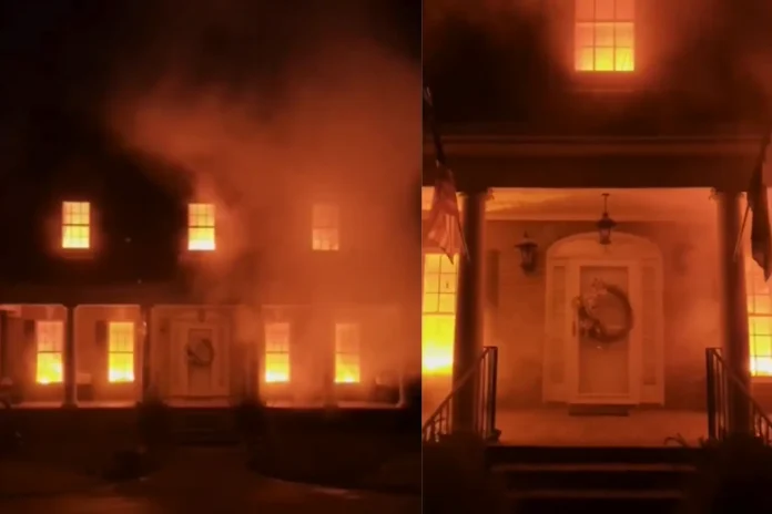 viral Halloween setup
