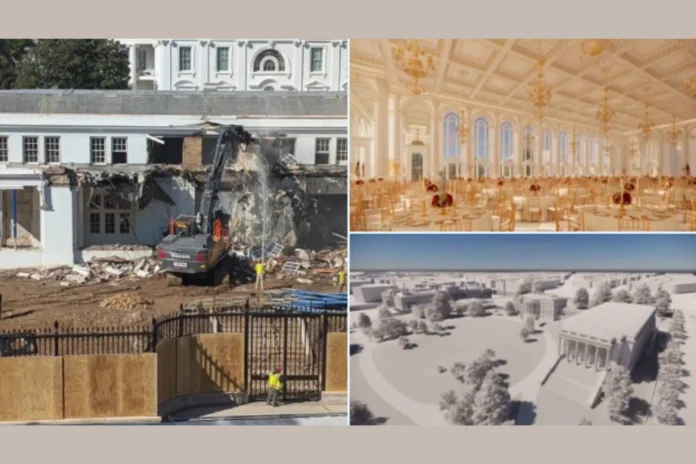 White House East Wing demolition