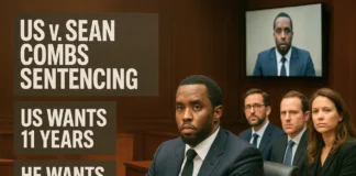 Sean Combs Sentencing Hearing Live Updates: U.S. Seeks 11-Year Term, Defense Pushes Time Served Sean Combs sentencing