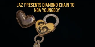 Jaz Gifts NBA YoungBoy a Custom Chain from Shyne Jewelers Etched with All His Kids’ Names Jaz Presents Custom Diamond Chain to NBA YoungBoy