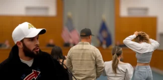 Activists Strip at Maine School Board Meeting to Challenge Trans Athlete Policy Maine school board protest