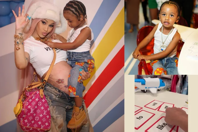 Cardi B son Wave vocabulary