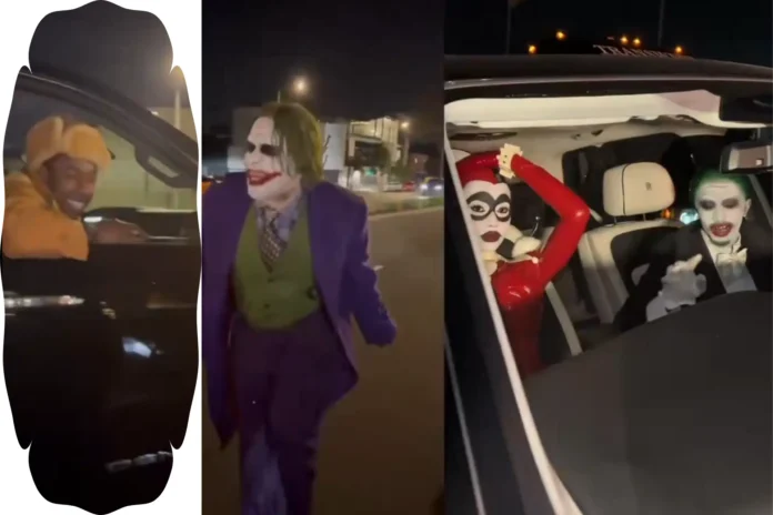 Christian Combs Joker costume