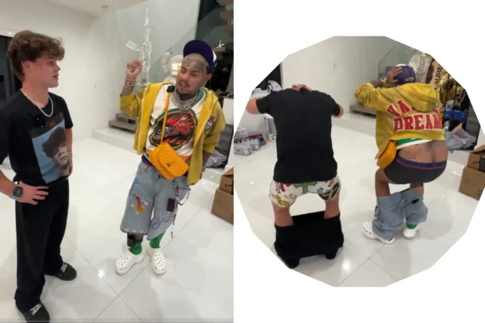 6ix9ine’s Butt-Shaking Bailout Bash with Arrest-Prone Prankster Doherty