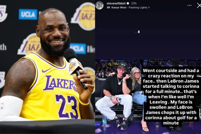 SteveWillDoIt Corinna Kopf LeBron Lakers