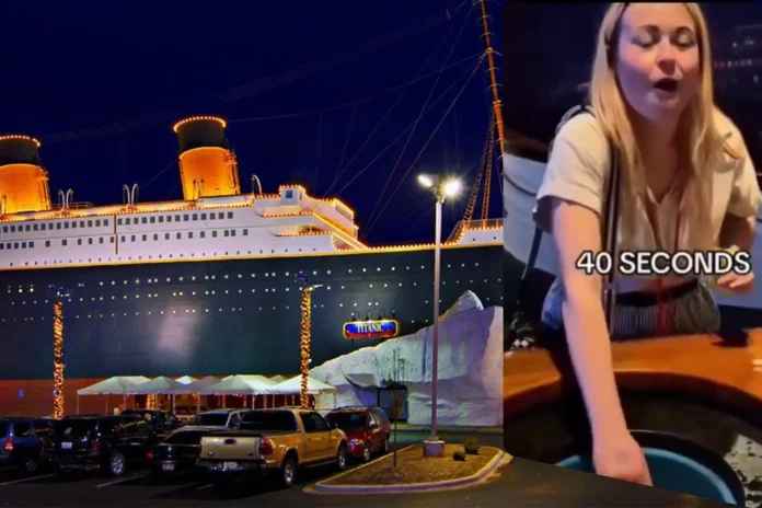 Titanic Museum cold water experience