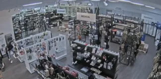 Woman Bodyslammed Stealing Pistol | Georgia Gun Store Woman bodyslammed gun store Georgia