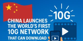 Beyond 5G: China Unveils World’s First 10-Gigabit Internet That Downloads Movies Instantly China 10G broadband network