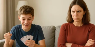 Mom Stopped Talking to Her Son After Losing a Card Game mother son card game story