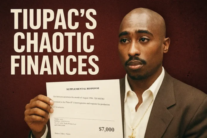 Tupac Really Had Only $7K in His Bank Account When He Died