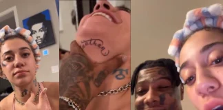 Blueface’s New Girlfriend Shows Off Permanent Name Tattoo Blueface new girlfriend tattoo