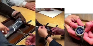 Patek Philippe Grandmaster Chime $4M Watch Unboxed from Plastic Bag Patek Philippe Grandmaster Chime unboxing