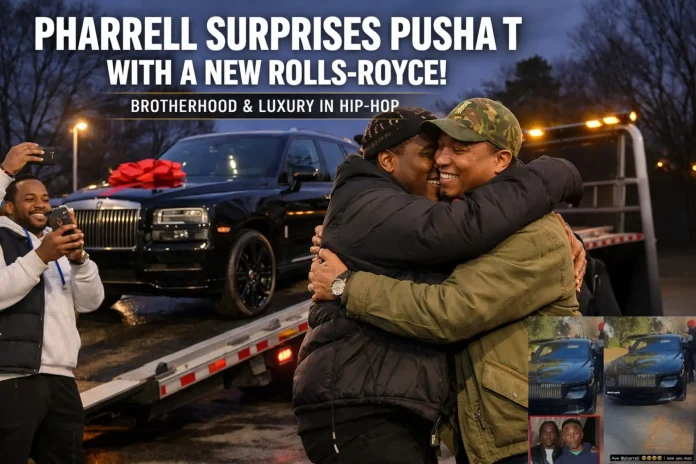 Pharrell gifts Pusha T Rolls-Royce