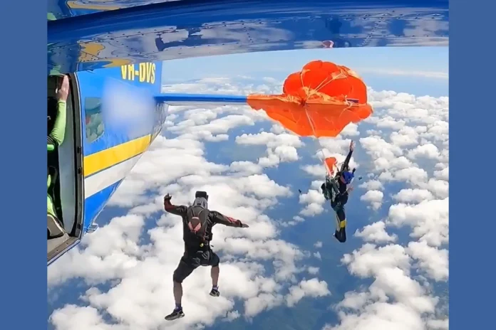 skydiver plane incident