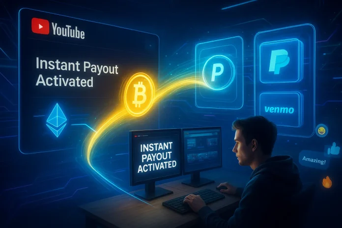 YouTube Crypto Payouts