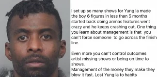 Yung LA Manager Speaks Out on Rapper’s Arrest and Relapse Challenges Yung LA Arrest
