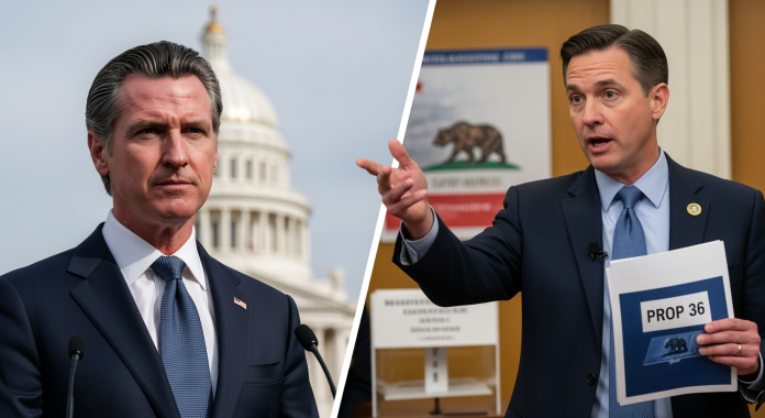 California Prop 36 Reforms Cut Crime, Kiley Blasts Newsom