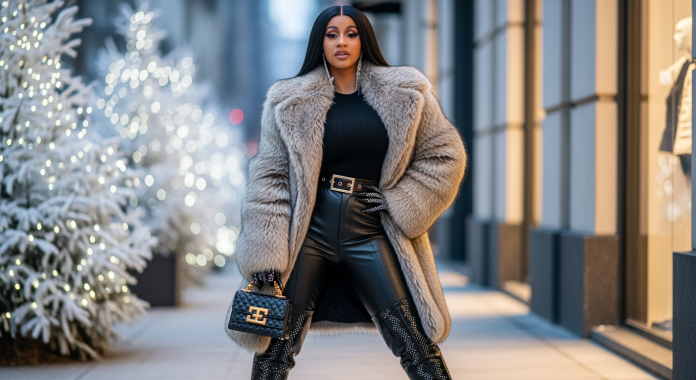 Cardi B Unveils Bold Winter Fashion Looks for 2025