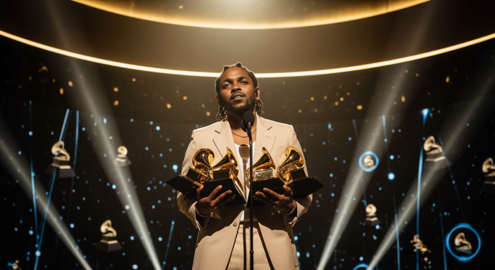 Kendrick Lamar Sweeps 2025 Grammys, Dominates Charts