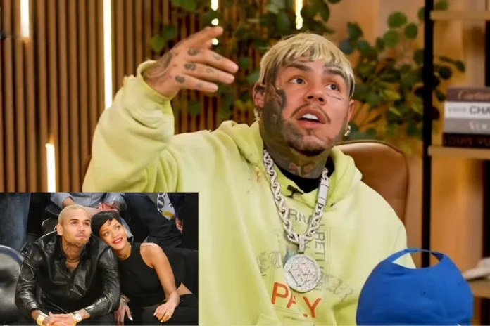 6ix9ine's Blonde Hair: A Shocking Comparison to Chris Brown & Rihanna's Past