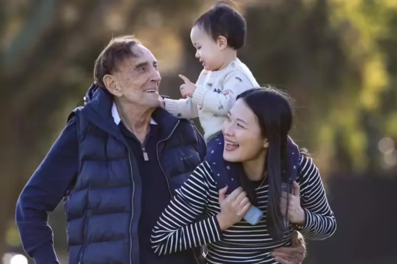 92-year-old man from Melbourne has become a father