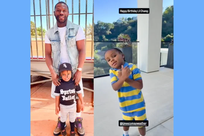 Floyd Mayweather KJ birthday boxing