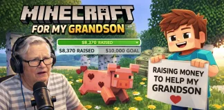81-Year-Old Grandma Plays Minecraft to Fund Grandson’s Cancer Treatment Grandma plays Minecraft for grandson's cancer treatment