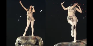 Jolin Tsai Rides Giant Snake on Stage, Dazzles Fans in Viral Performance Jolin Tsai snake