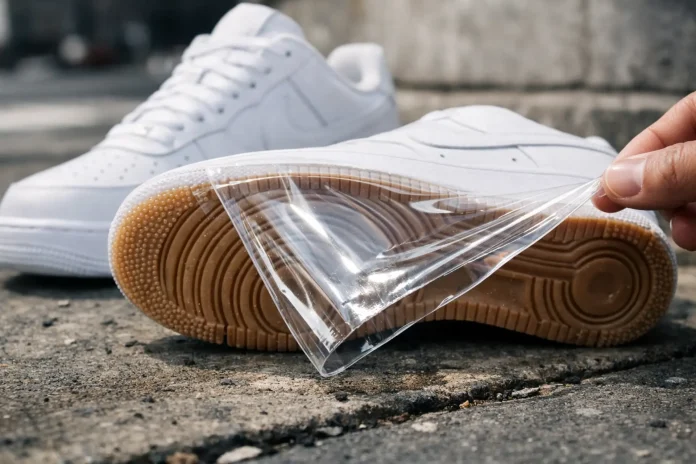 shoe protection plastic
