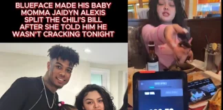 Blueface Makes Jaidyn Alexis Pay at Chili’s After ‘Not Cracking’ Comment Blueface Jaidyn Alexis Chili's bill