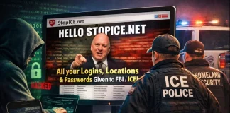 STOP ICE Website Hacked: Hackers Threaten Identity Leak to Federal Agents STOP ICE Website Hacked: Hackers Threaten Identity Leak to Federal Agents