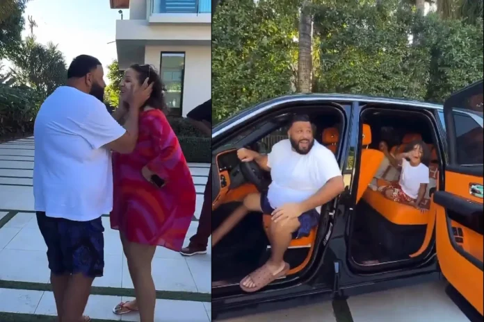 DJ Khaled Rolls-Royce birthday gift