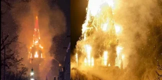 Vondelkerk Church Destroyed by Fire on New Year’s Eve in Amsterdam Vondelkerk church fire Amsterdam