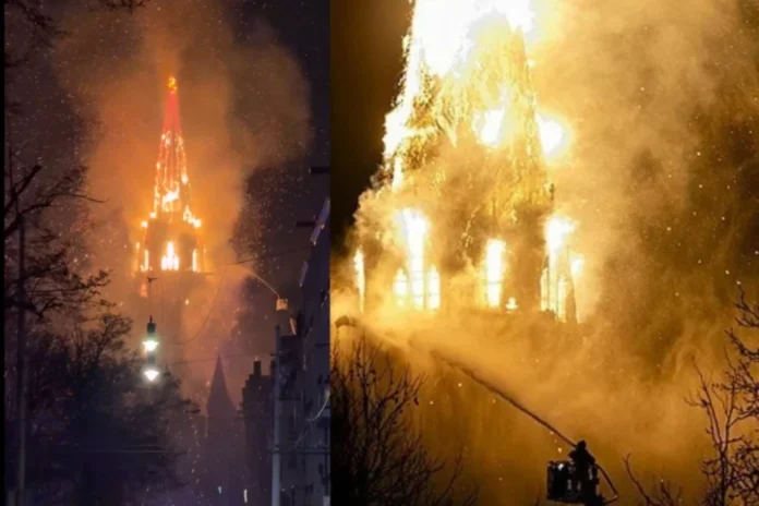 Vondelkerk church fire Amsterdam