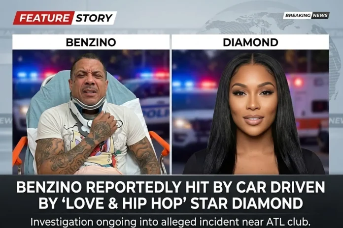 Benzino hit by car
