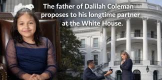 Dalilah Coleman’s Father Proposes to Partner at White House After Tragic Accident Dalilah Coleman father White House proposal