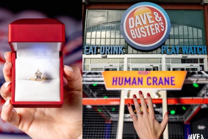 Dave & Buster's Valentine's Day Diamond Rings