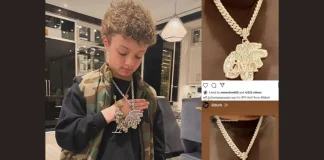 Drake’s Son Adonis Sports OVO x OTF Chain, Shows Love to Lil Durk Drake Adonis Lil Durk OVO OTF chain