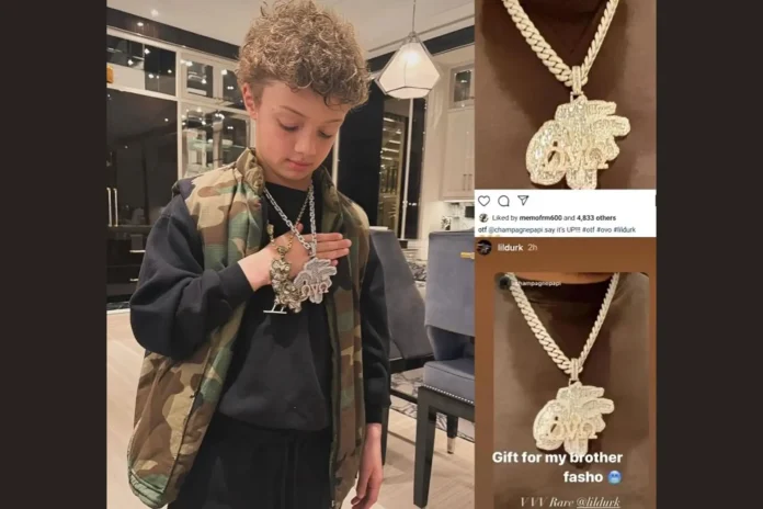 Drake Adonis Lil Durk OVO OTF chain