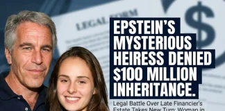 Epstein’s Mysterious Heiress Denied $100 Million Inheritance Jeffrey Epstein heiress denied inheritance