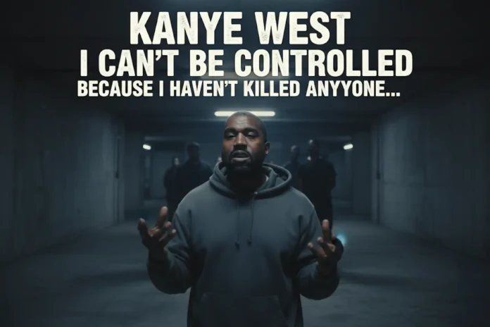Kanye West can't be controlled