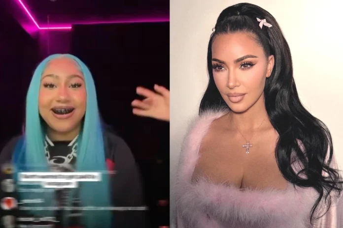 Kim Kardashian North West IG Live