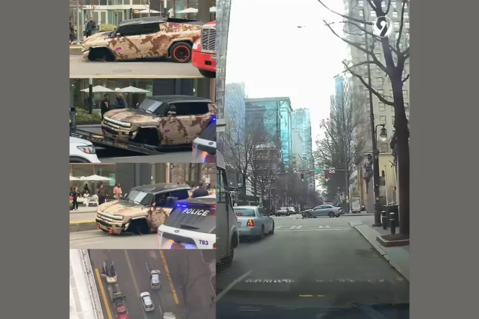 LaMelo Ball crash Uptown Charlotte