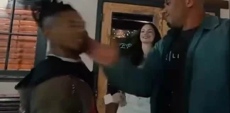 Larry Wheels Slaps Deen The Great for Disrespecting Wife at Rampage Jackson Event Larry Wheels Deen The Great slap